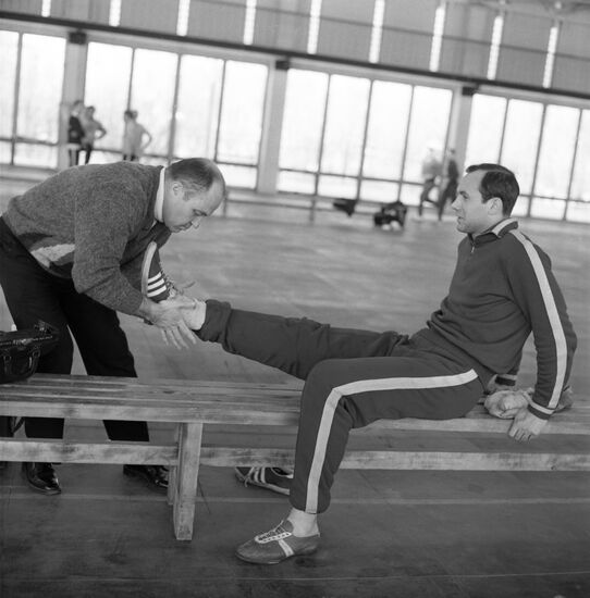 Soviet track-and-field athlete Valery Brumel