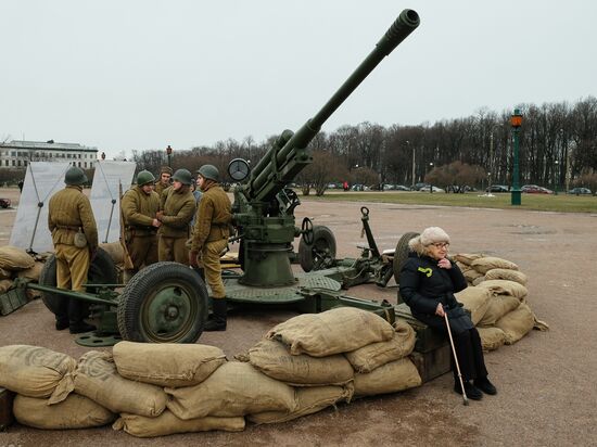 Russia Leningrad Siege Anniversary