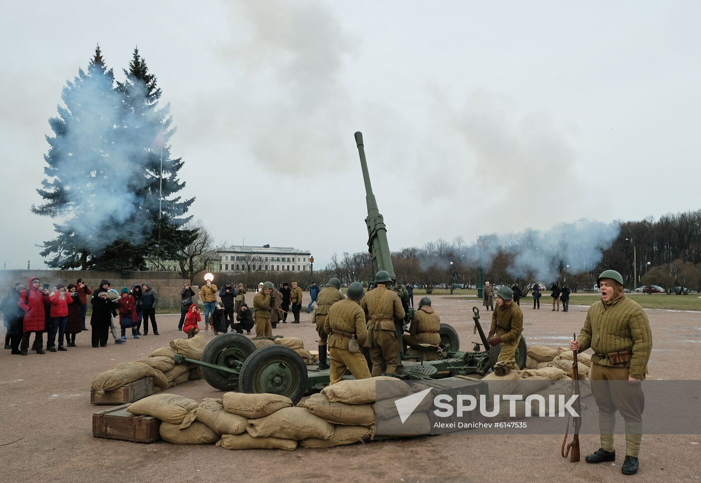Russia Leningrad Siege Anniversary