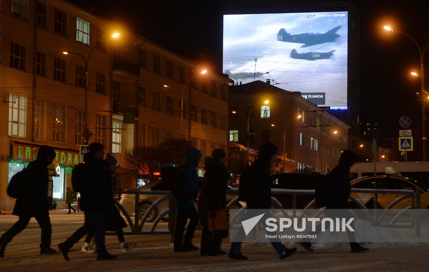 Russia Leningrad Siege Anniversary