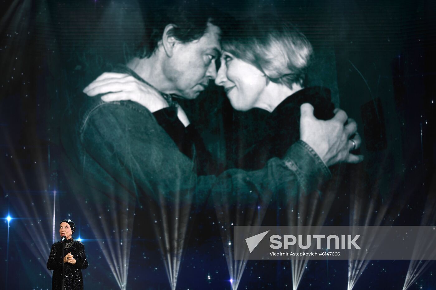 Nikolai Karachentsov memorial soiree at Lenkom Theater