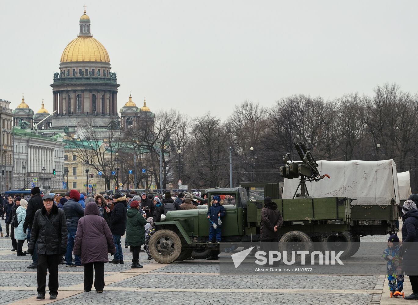 Russia Leningrad Siege Anniversary