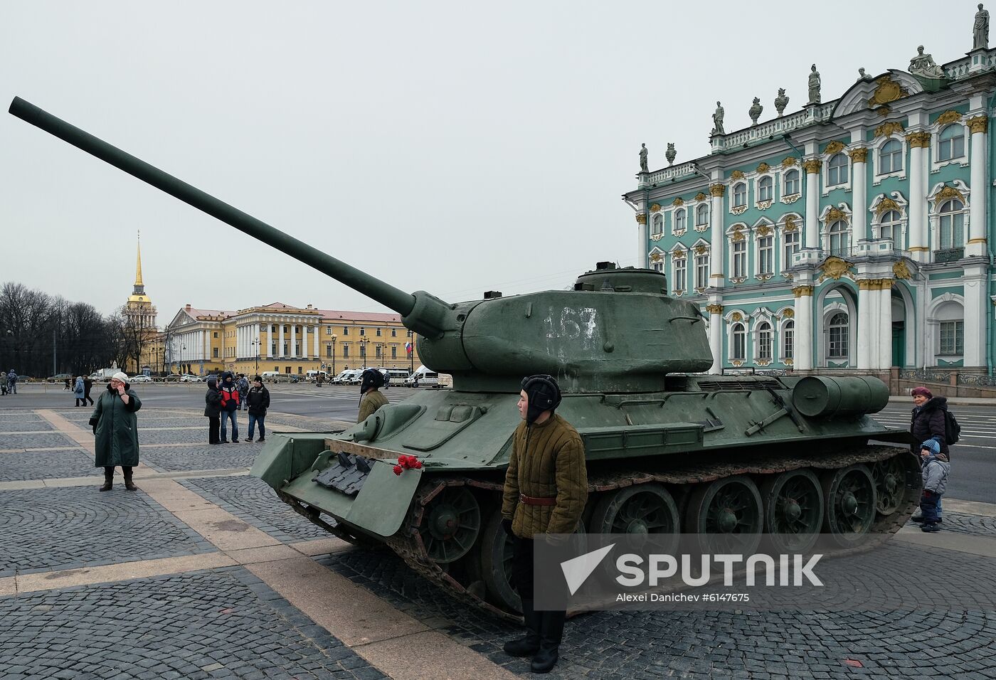 Russia Leningrad Siege Anniversary
