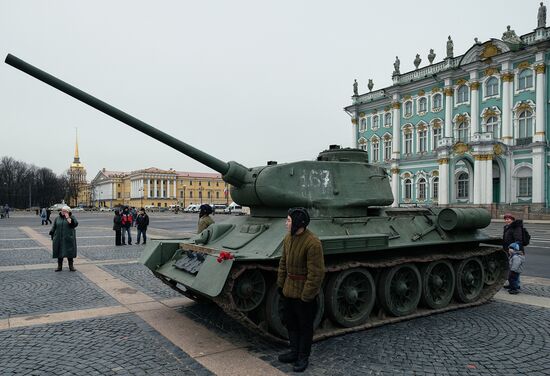 Russia Leningrad Siege Anniversary