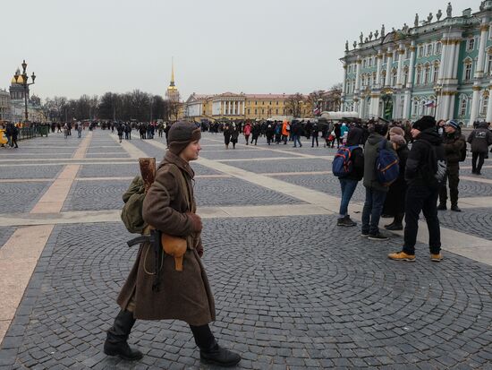 Russia Leningrad Siege Anniversary