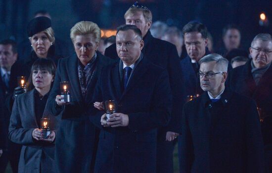 Poland Auschwitz Liberation Anniversary