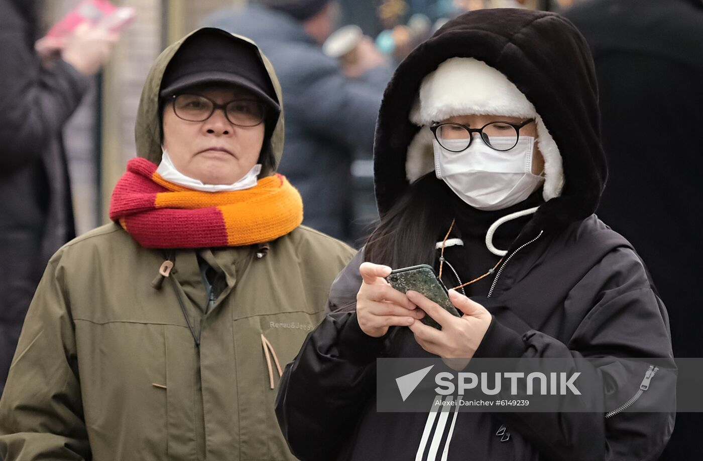 Russia St.Petersburg Tourists