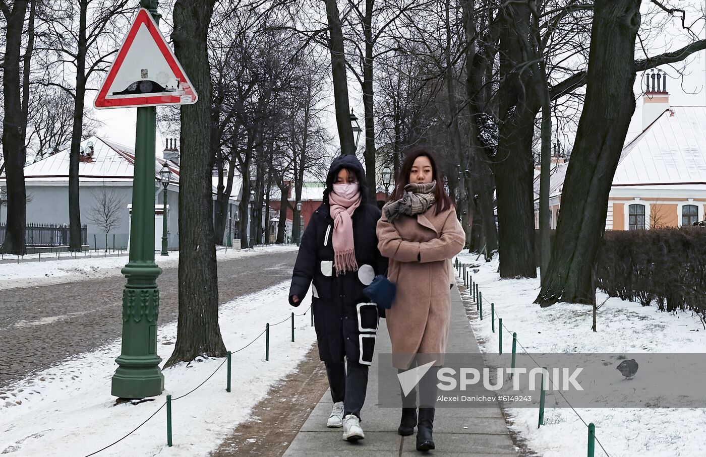 Russia St. Petersburg Tourists