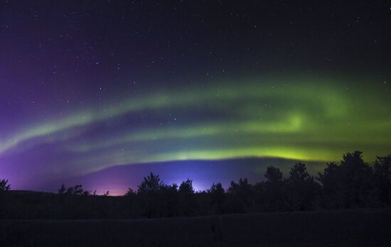 Russia Aurora Borealis