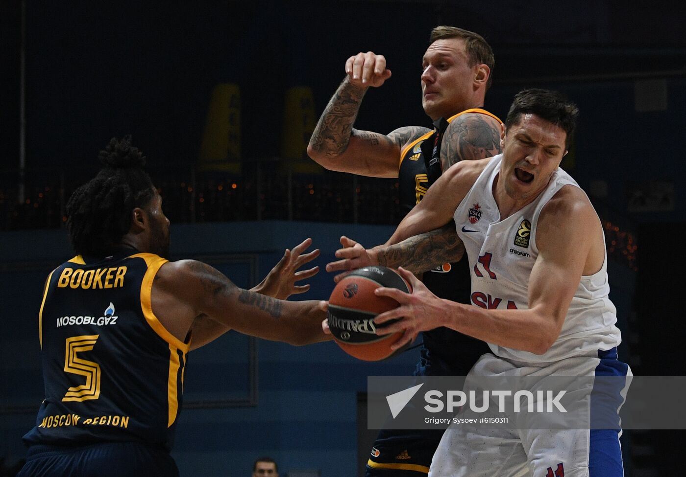 Russia Basketball Euroleague Khimki - CSKA