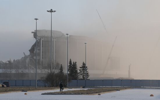 Russia Arena Roof Collapse