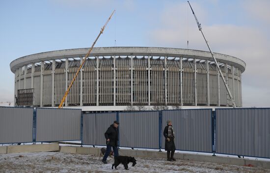 Russia Arena Roof Collapse