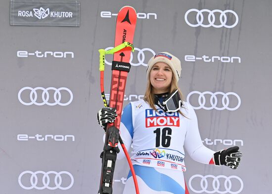 Russia Ski World Cup Women Super G