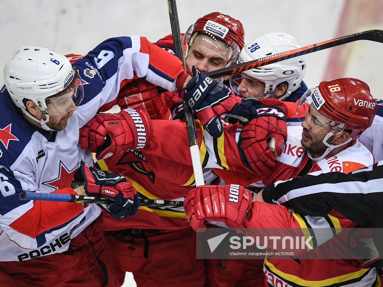 Russia Ice Hockey Kunlun - CSKA 