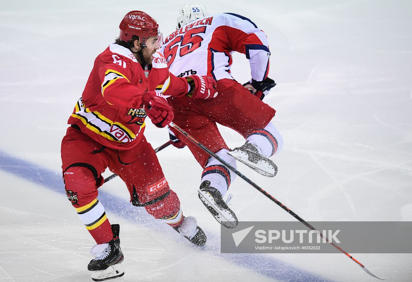 Russia Ice Hockey Kunlun - CSKA 