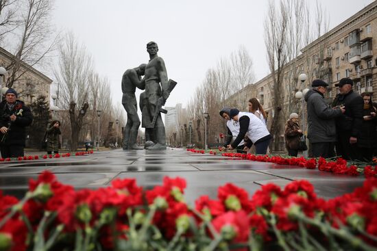 Russia Stalingrad Victory Anniversary