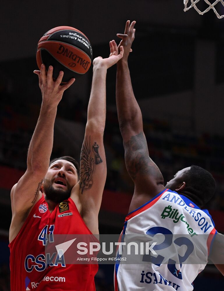 Russia Basketball Euroleague CSKA - Anadolu