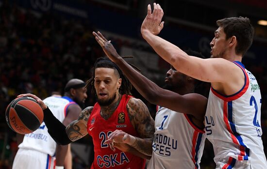 Russia Basketball Euroleague CSKA - Anadolu