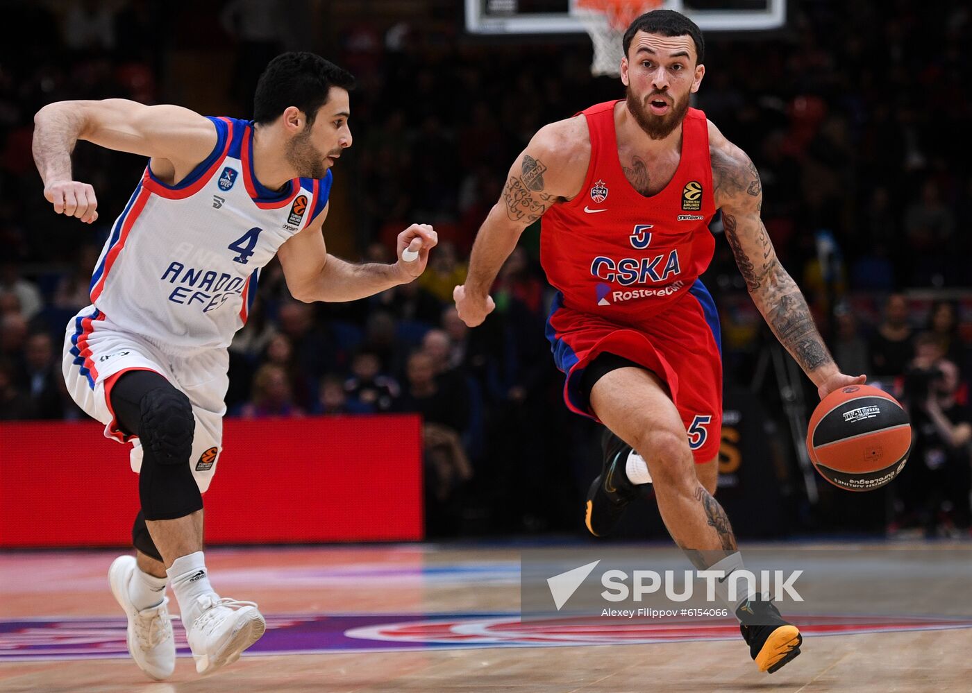 Russia Basketball Euroleague CSKA - Anadolu