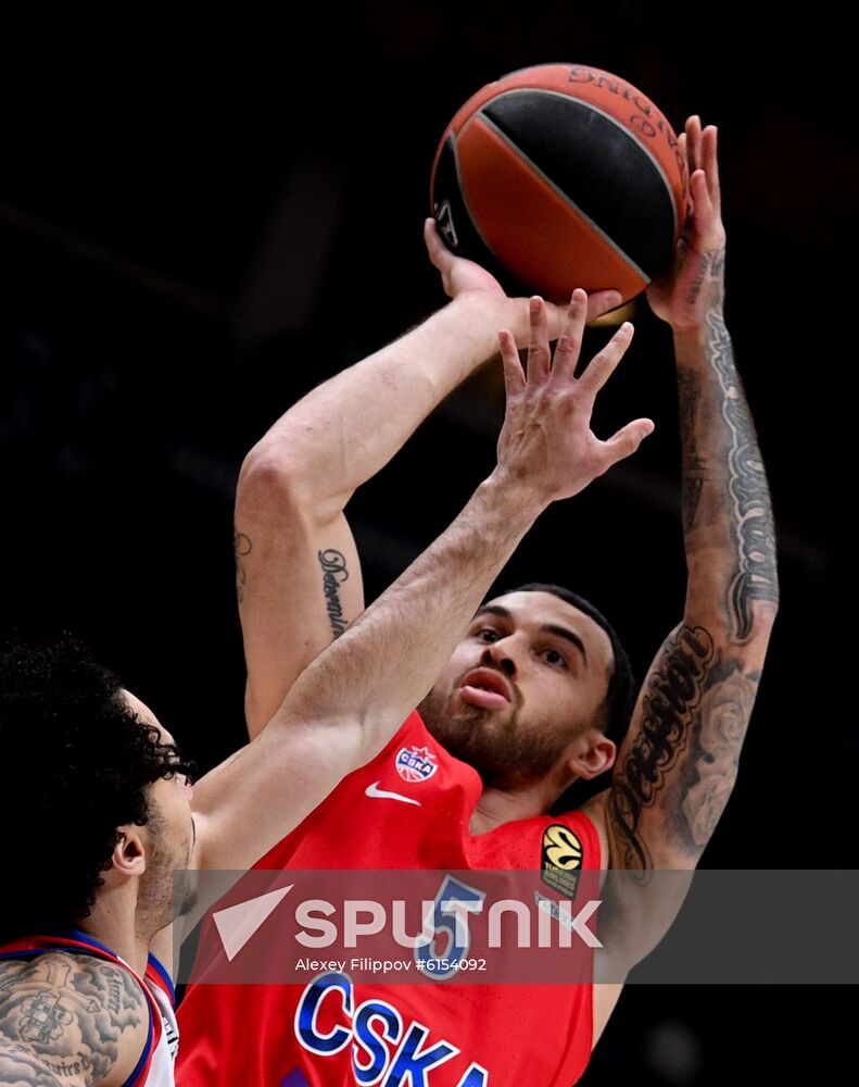 Russia Basketball Euroleague CSKA - Anadolu