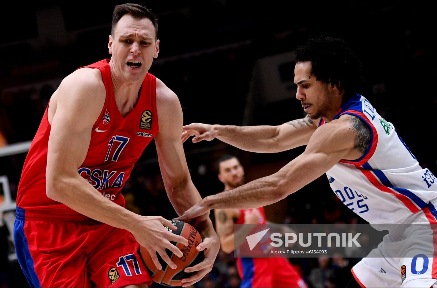 Russia Basketball Euroleague CSKA - Anadolu