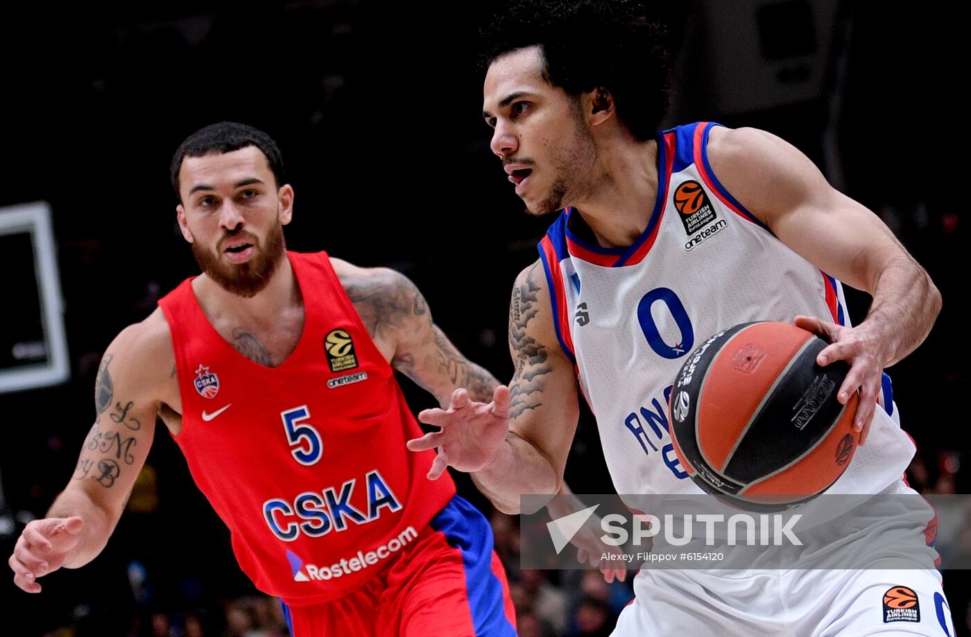 Russia Basketball Euroleague CSKA - Anadolu