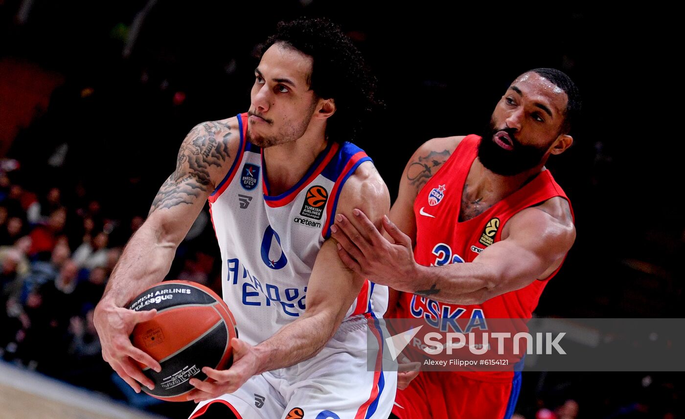 Russia Basketball Euroleague CSKA - Anadolu