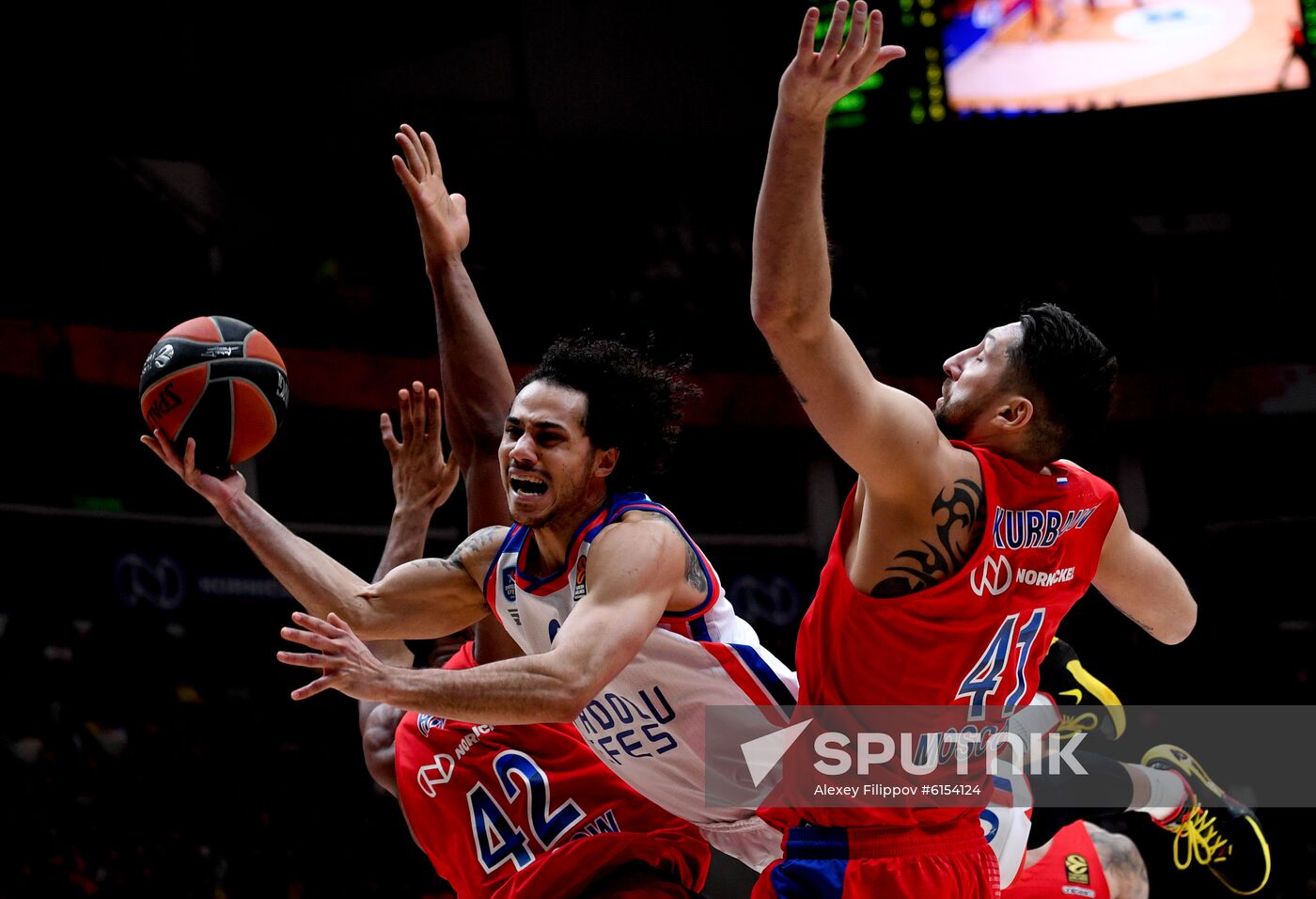 Russia Basketball Euroleague CSKA - Anadolu