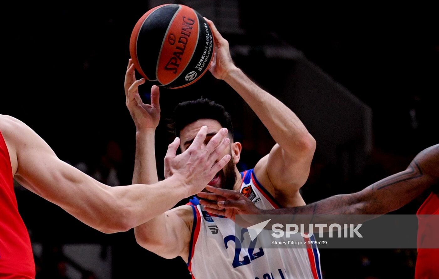 Russia Basketball Euroleague CSKA - Anadolu