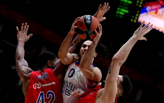 Russia Basketball Euroleague CSKA - Anadolu