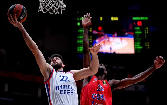 Russia Basketball Euroleague CSKA - Anadolu