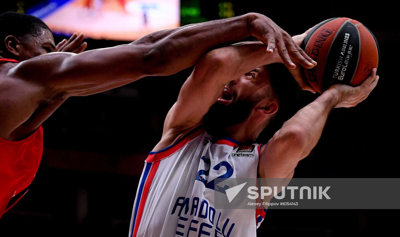 Russia Basketball Euroleague CSKA - Anadolu