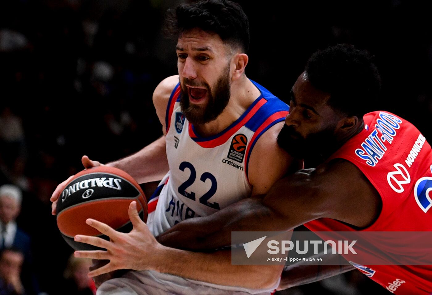 Russia Basketball Euroleague CSKA - Anadolu