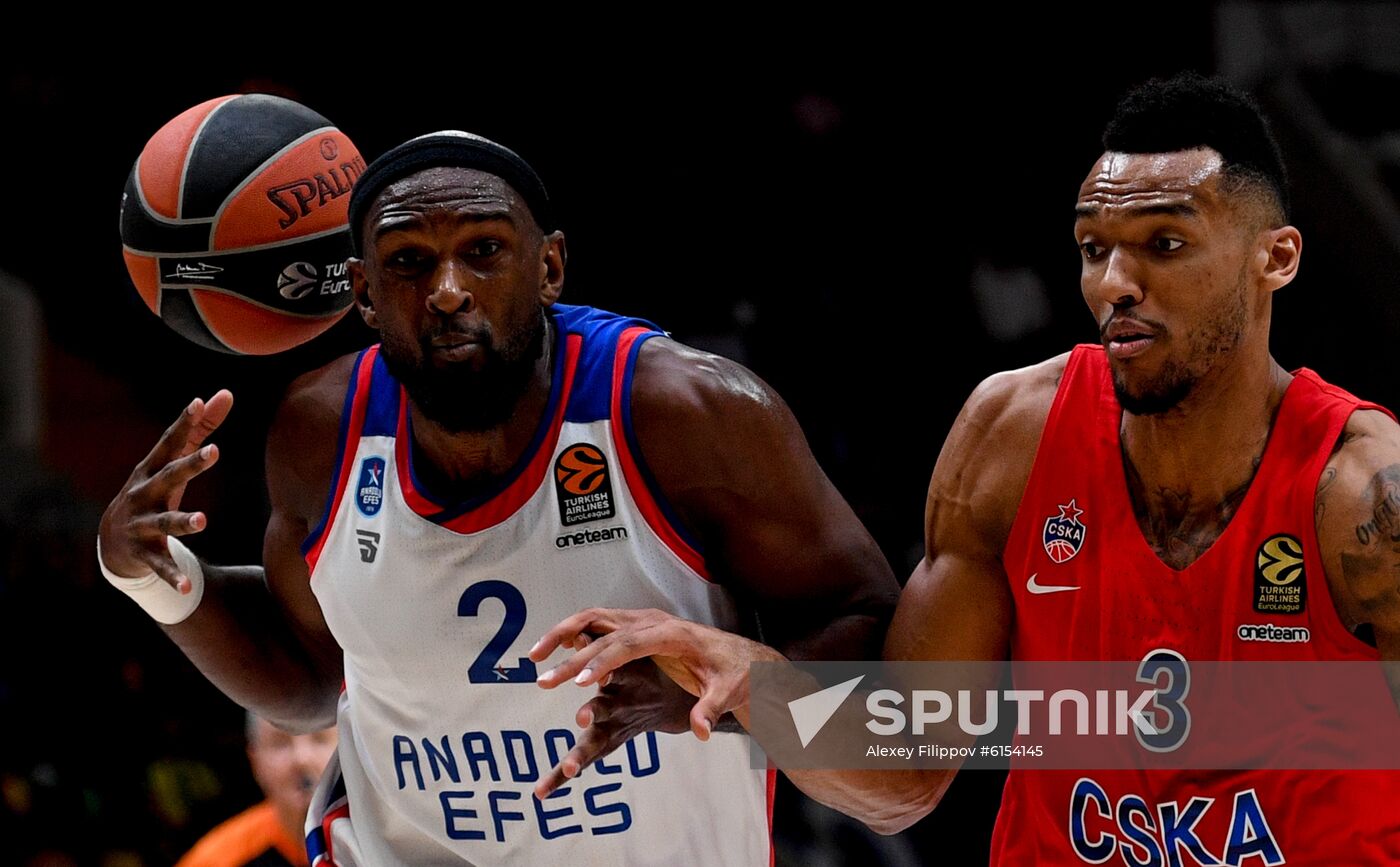 Russia Basketball Euroleague CSKA - Anadolu