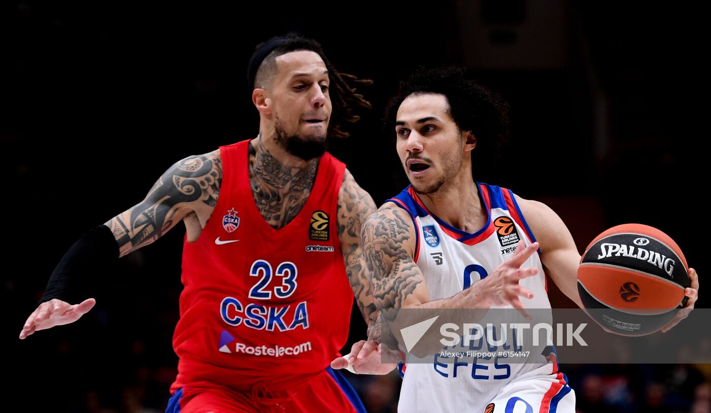 Russia Basketball Euroleague CSKA - Anadolu