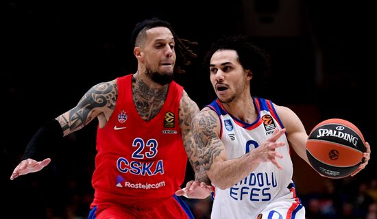 Russia Basketball Euroleague CSKA - Anadolu