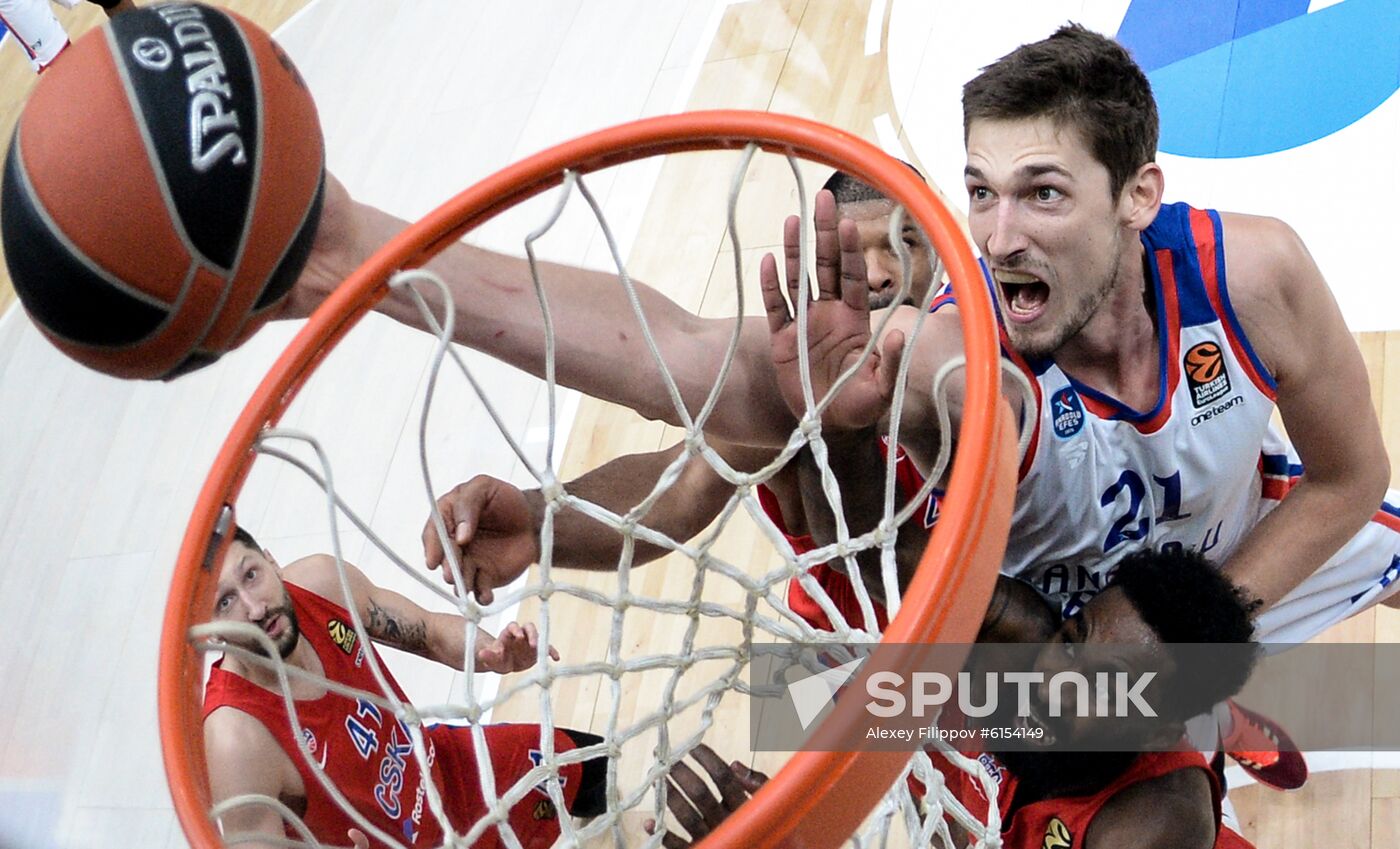 Russia Basketball Euroleague CSKA - Anadolu