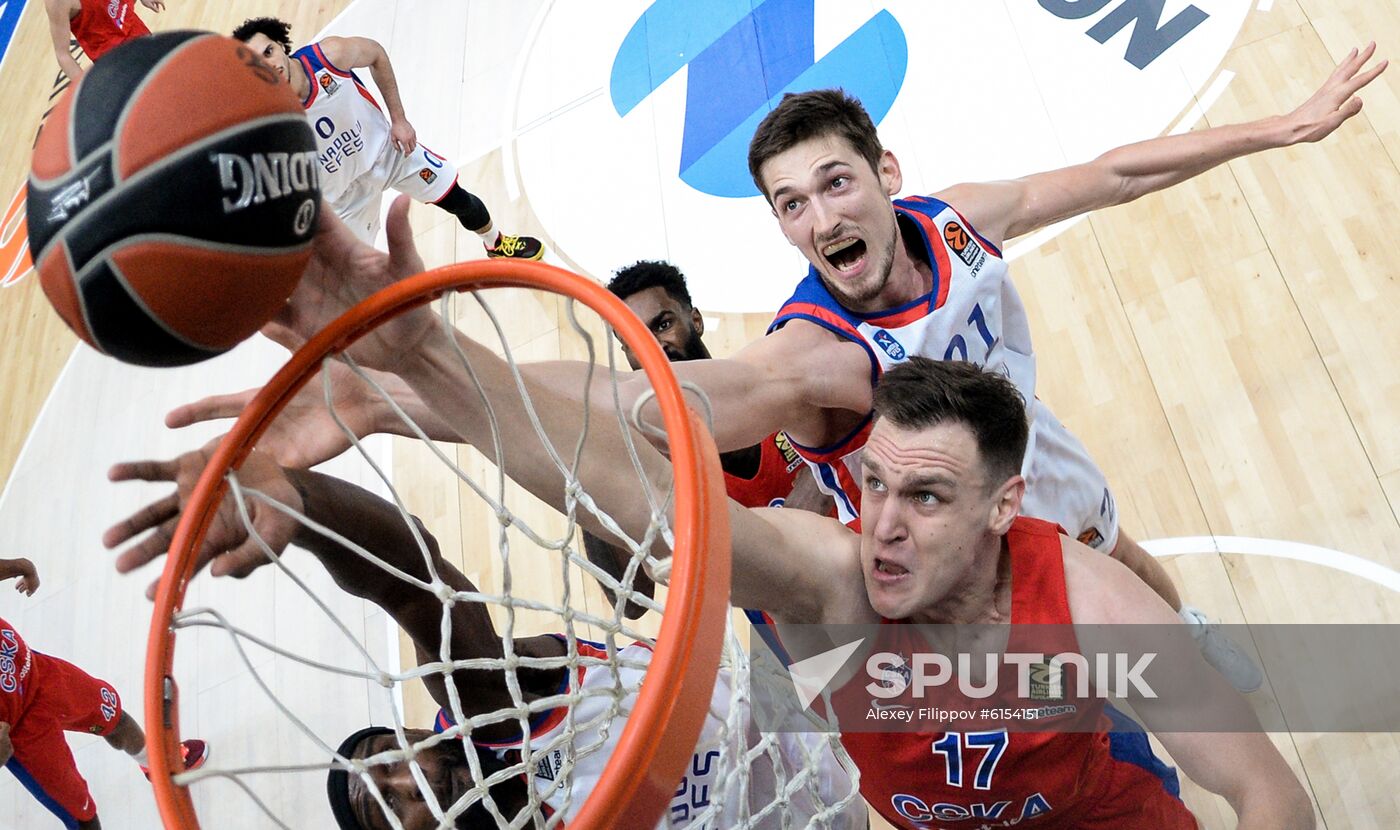 Russia Basketball Euroleague CSKA - Anadolu