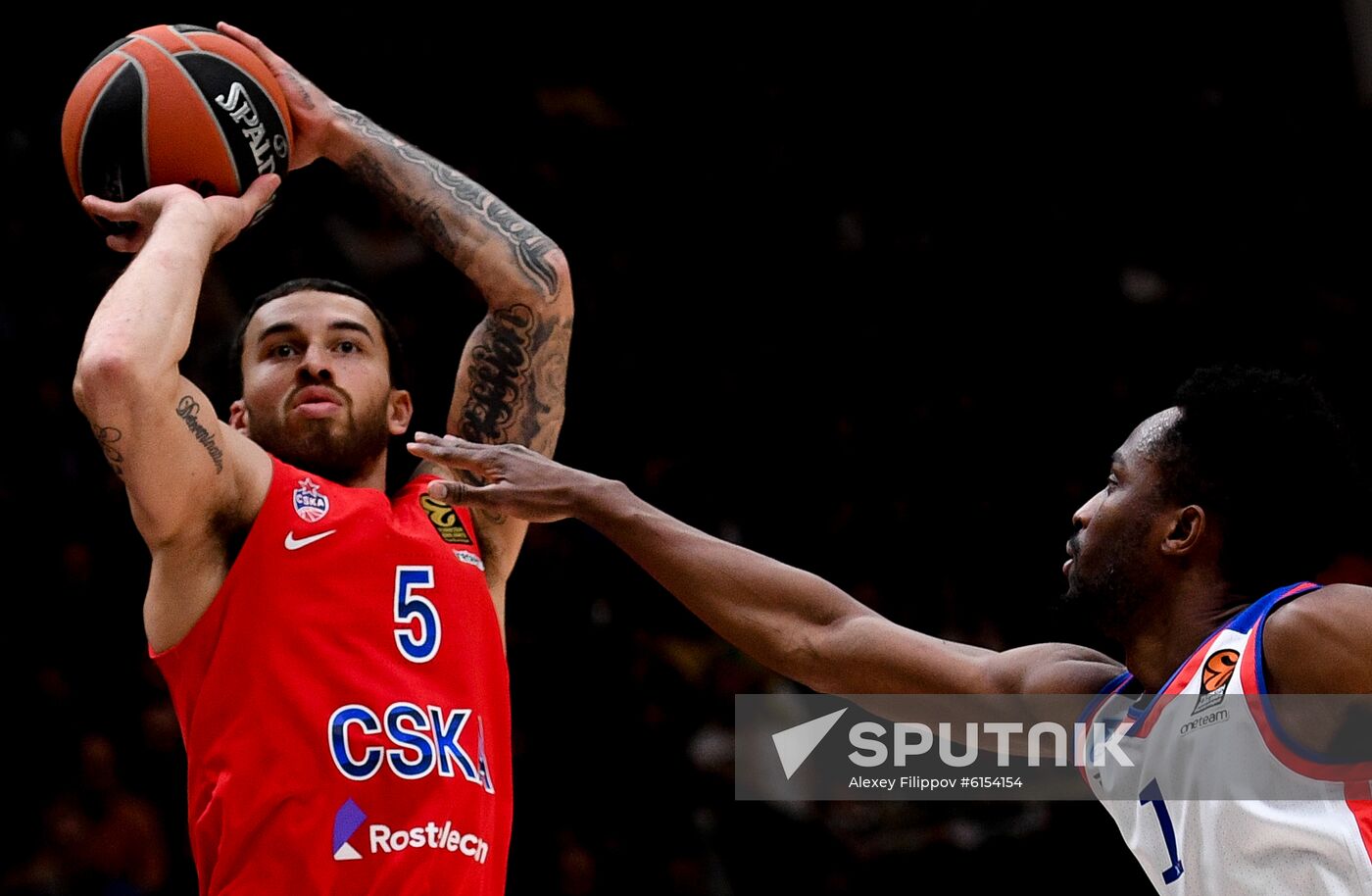 Russia Basketball Euroleague CSKA - Anadolu