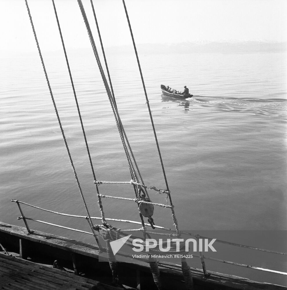 Kyzyl-Agach Bay in Caspian Sea