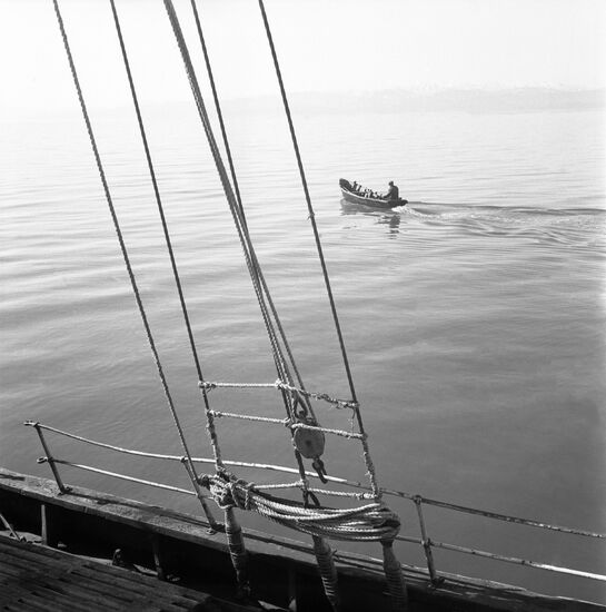Kyzyl-Agach Bay in Caspian Sea