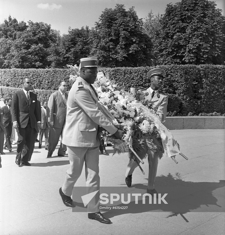 President of Cameroon Ahmadou Ahidjo visits USSR