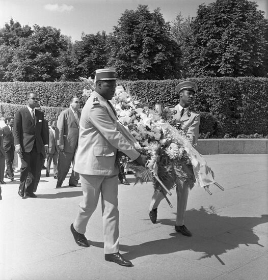 President of Cameroon Ahmadou Ahidjo visits USSR