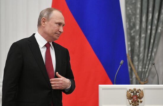 Russia Putin Science Prize