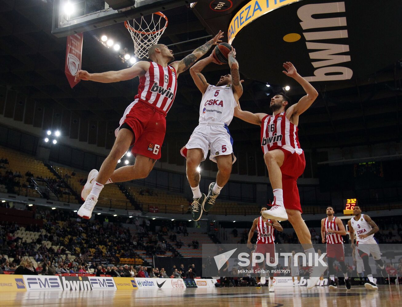 Greece Basketball Euroleague Olympiacos - CSKA