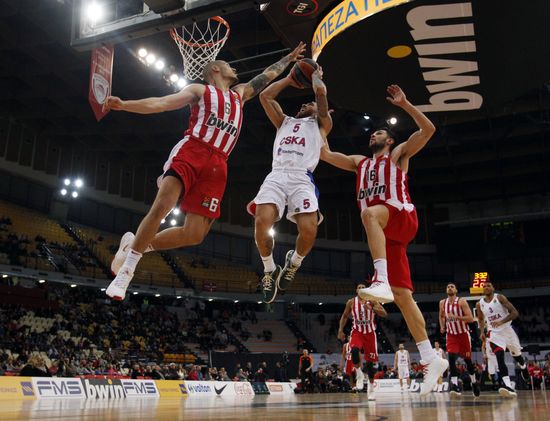 Greece Basketball Euroleague Olympiacos - CSKA