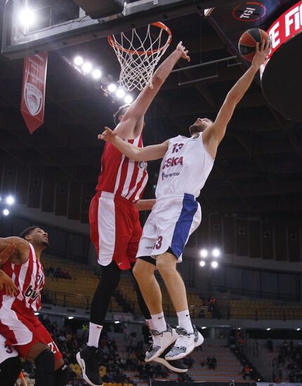 Greece Basketball Euroleague Olympiacos - CSKA