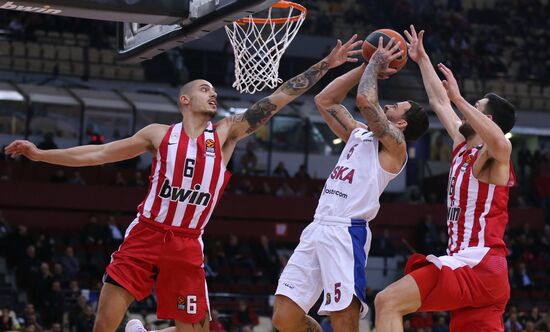 Greece Basketball Euroleague Olympiacos - CSKA