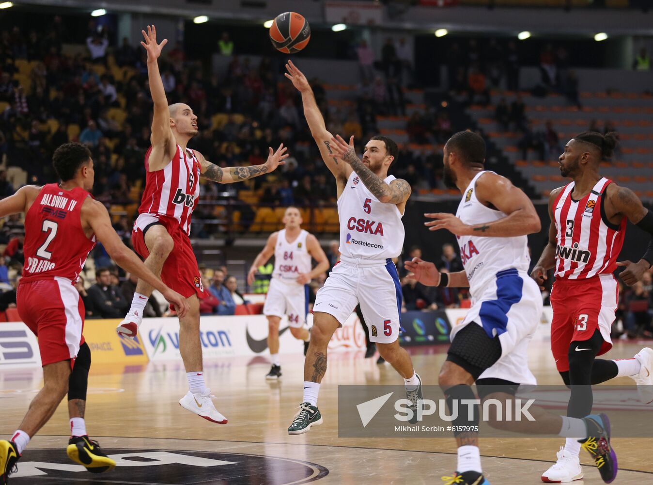 Greece Basketball Euroleague Olympiacos - CSKA