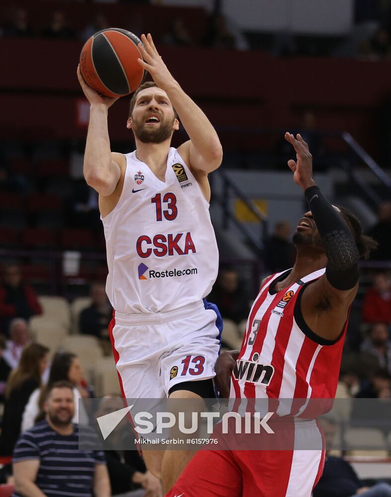 Greece Basketball Euroleague Olympiacos - CSKA